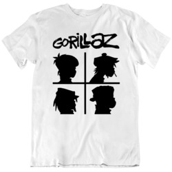 Gorillaz Demon Days Rock Band Art Cool Fan T Shirt