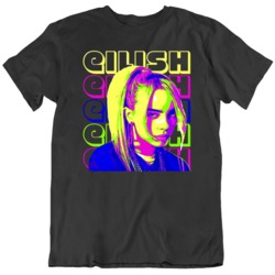 Billie Eilish Inspired  Gift For Music Lovers Vintage Style Fan T Shir
