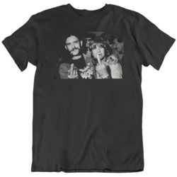 Lemmy Middle Finger Vintage Photo Music Fan v2 T Shirt