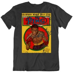 Ring Magazine September 1947 cover Ike Williams Boxing Fan T Shirt