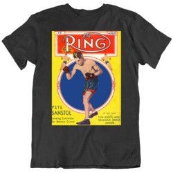 Ring Magazine January Cover  Pete Sanstol Boxing Fan T Shirt