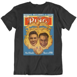 Ring Magazine March 1939 Joe Louis & Henry Armstrong Boxing Fan T 