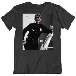 They Live Retro 80's Movie Alien Cop Movie Fan  T Shirt