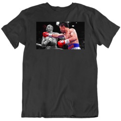 Manny Pacquiao vs Keith Thurman Action Shot Cool Boxing Fan  T Shirt