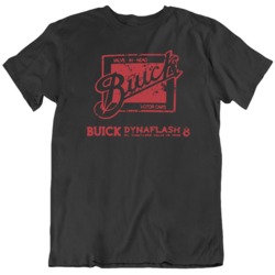 Buick Dynaflash 8 Oil Cushioned Valve Fireball Vintage Retro Sign T Sh