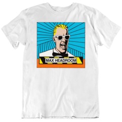 Retro 80's Max Headroom Cool Nostalgia Fan T Shirt
