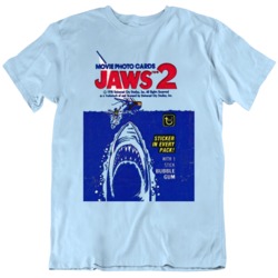 Retro 80's Jaws 2 Movie Wax Pack Bubble Gum Package Cool Nostalgi