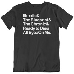 Classic Top 5 Hip Hop Albums  T Shirt