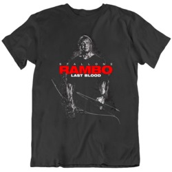 Rambo Last Blood Action Movie Fan Poster  T Shirt