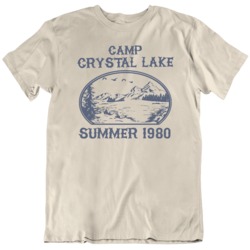 Camp Crystal Lake Friday the 13th Vintage Jason Horror Movie  Camp Cou