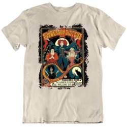 Vintage Sanderson Sisters Funny Hocus Pocus Halloween Movie T Shirt