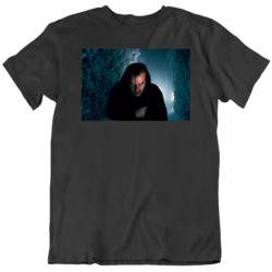 The Shining Jack Torrance Classic Horror Movie Scene Fan   T Shirt