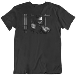 The Dark Knight Heath Ledger Joker Batman Movie Fan   T Shirt