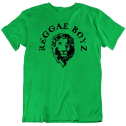 Reggae Boyz Jamaican Vintage Soccer Team Distressed T Shirt