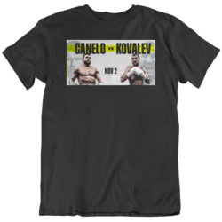 Canelo Alvarez vs Sergey Krusher Kovalev Nov 2 Boxing Poster Fan T Shi