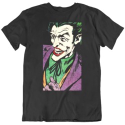 The Joker Villain Retro Comic Fan T Shirt