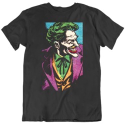 The Joker Villain Retro Comic Fan v2 T Shirt