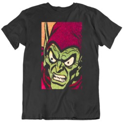 The Green Goblin Villain Retro Comic Fan   T Shirt