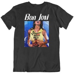 Slippery When Wet Bon Jovi Music Fan T Shirt