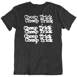 Cheap Trick Vintage Stacked Music Fan v2 T Shirt
