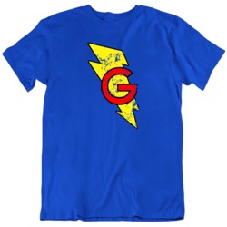 Super Grover Retro Tv Show Charactrer Distressed T Shirt