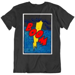 Cool Retro Comic Action Boom Fan v2 T Shirt