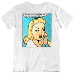 I'm Not Interested Feminist  Pro Women T Shirt