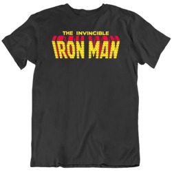 Retro Comic Fan The Invincible Iron Man  T Shirt