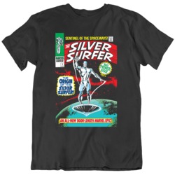 The Silver Surfer #1 1968 Retro Comic Fan T Shirt