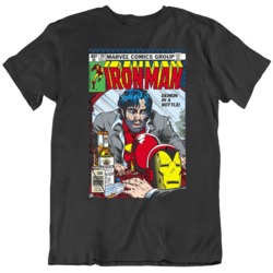 Iron Man Demon In A Bottle Vol1 #128  Retro Comic Fan T Shirt