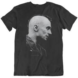 Cult Classic Taxi Driver Travis Bickle Side Profile Movie Fan  T Shirt