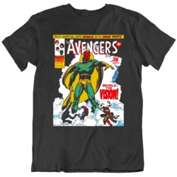 The Avengers Behold The Vision Retro Comic Fan  T Shirt