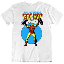 Retro 78 Playing Card The Invincible Iron Man Retro Comic Fan T Shirt