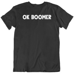 Ok Boomer Funny Sports Fan  T Shirt