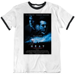 Cult Classic Movie HEAT Al Pacino Robert DeNiro Movie Poster  T Shirt