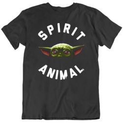 Baby Yoda Spirit Animal The Mandalorian TV Show Fan v2 T Shirt