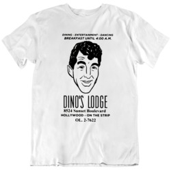 Retro Dean Martin Dino's Lounge Fan T Shirt
