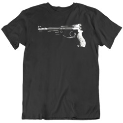 The Mandalorian Pistol Silhouette This is the Way TV Show Fan   T Shir
