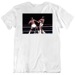 Sugar Ray Leonard vs Tommy The Hitman Hearns Classic Fight Boxing Fan 
