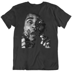 Muhammad Ali Float Like Butterfly Sting Like Bee Boxing Fan Black T Sh