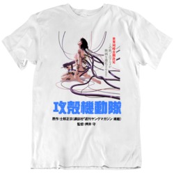 Ghost In The Shell  Japan Sci Fi Anime Film Poster T Shirt