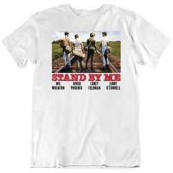 Stand By Me 1980s Comedy Movie Train Track Poster Film Poster T Shirt
