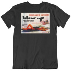 Blow 1967 Retro Movie Film Vintage German Poster Black  T Shirt