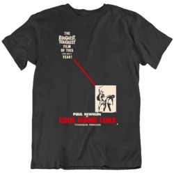 Cool Hand Luke  1967 Retro Movie Film Vintage  Poster Black v2 T Shirt