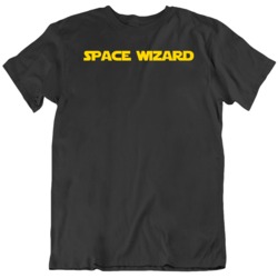 Funny Space Wizard Star Wars Parody Jedi Fan  T Shirt