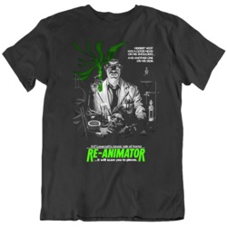 Re-Animator HP Lovecraft Retro Horror Movie T Shirt