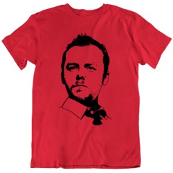 Shaun of The Dead Horror Comedy Movie Fan Silhouette T Shirt