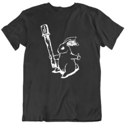 Jojo Rabbit Movie Poster Black T Shirt