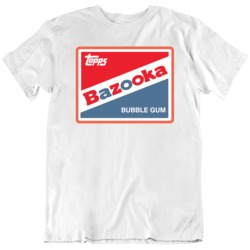 Bazooka Joe Bubble Gum Fan  T Shirt