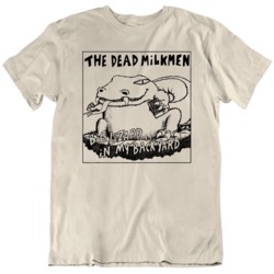 Big Lizard in My Backyard Music Fan  T Shirt